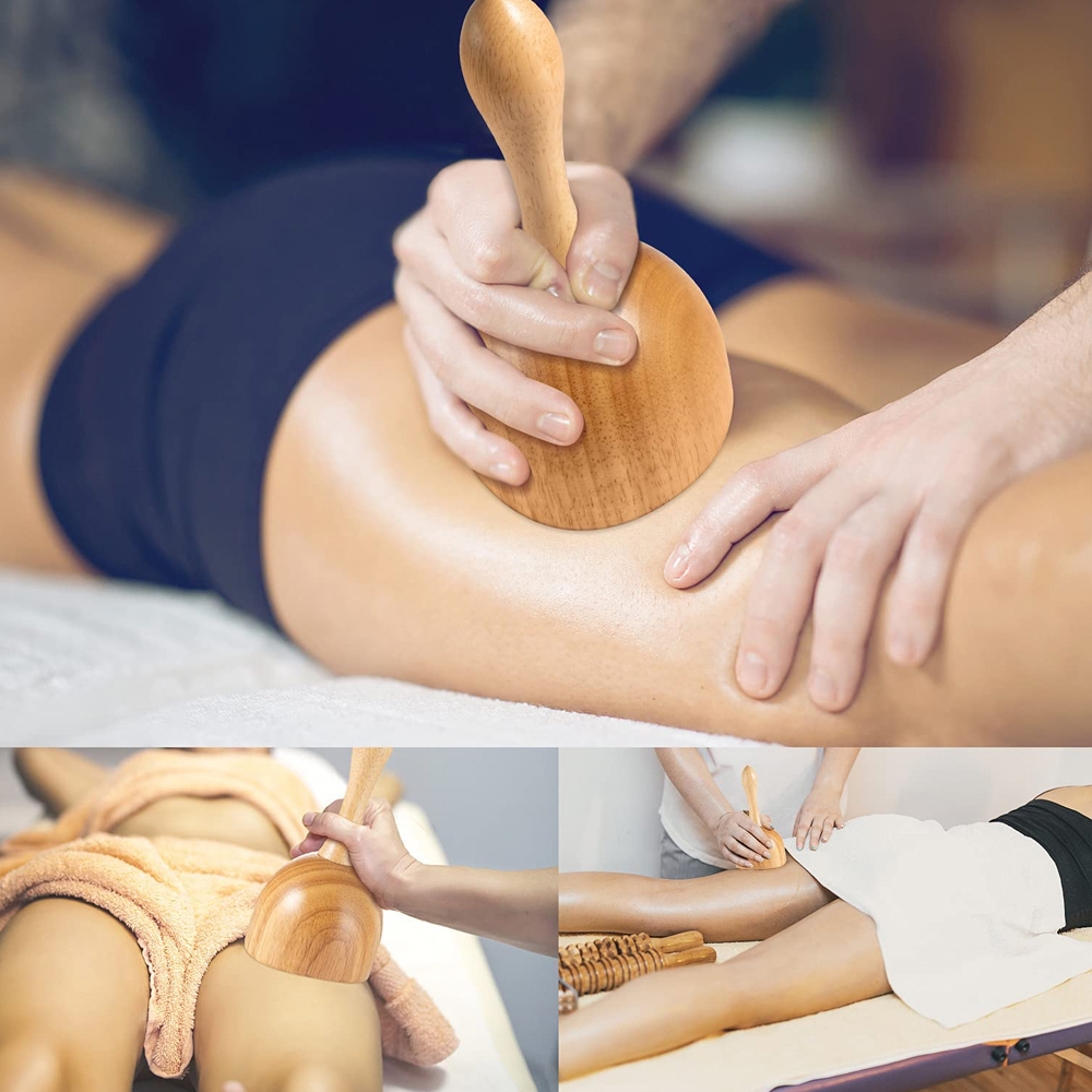 Massager linfatico in legno Massager Body SCULPING ANTI CELLULULITE MADEROTERAPIA SET STRUMENTI DI TERAPIA DI IN LEGGE COLOMBANA UOMINI DONNE DONNE