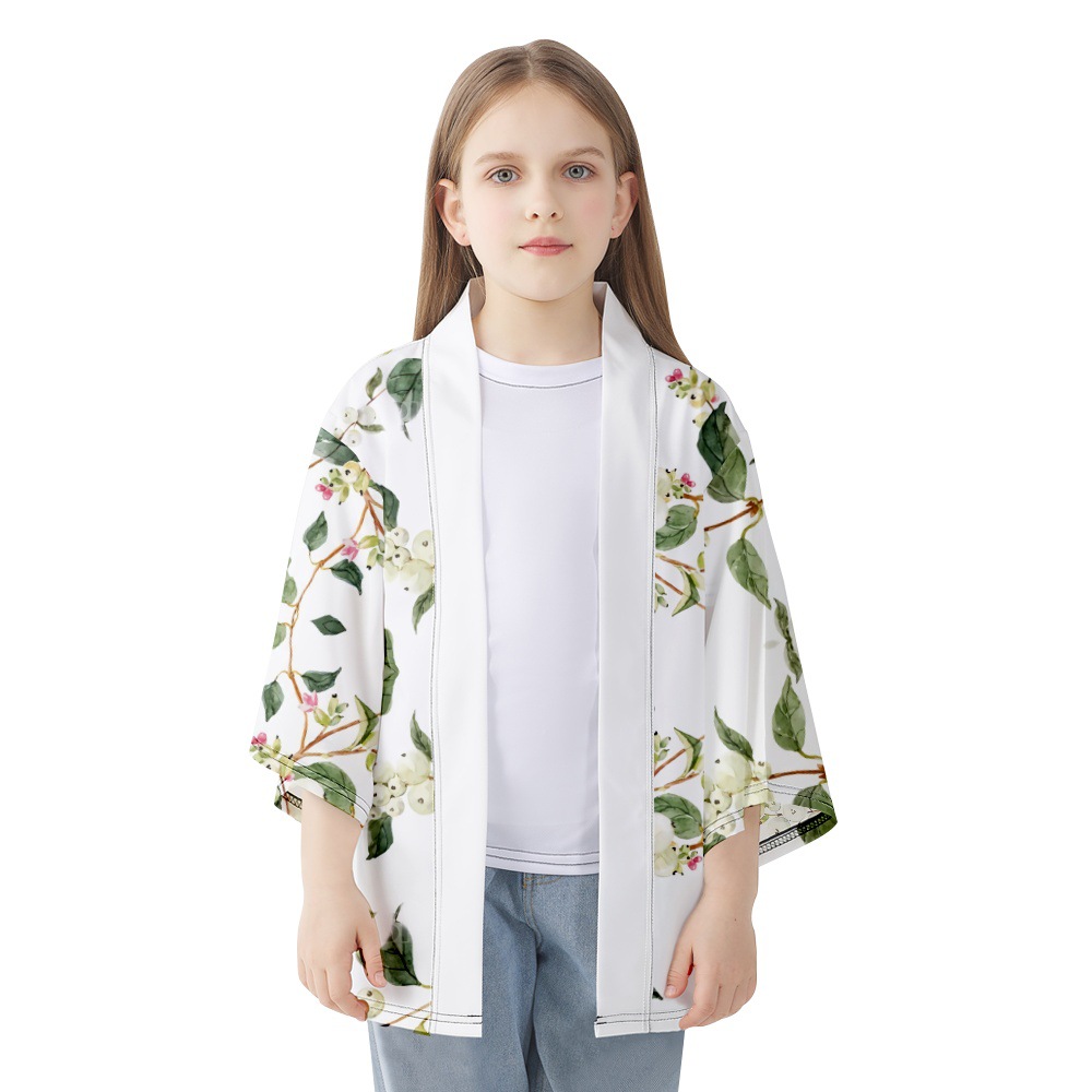 Japońskie wydrukowane kardigan streetwearu Kobiety mężczyźni harajuku haori kimono cosplay top koszulki plaża Yukata szata