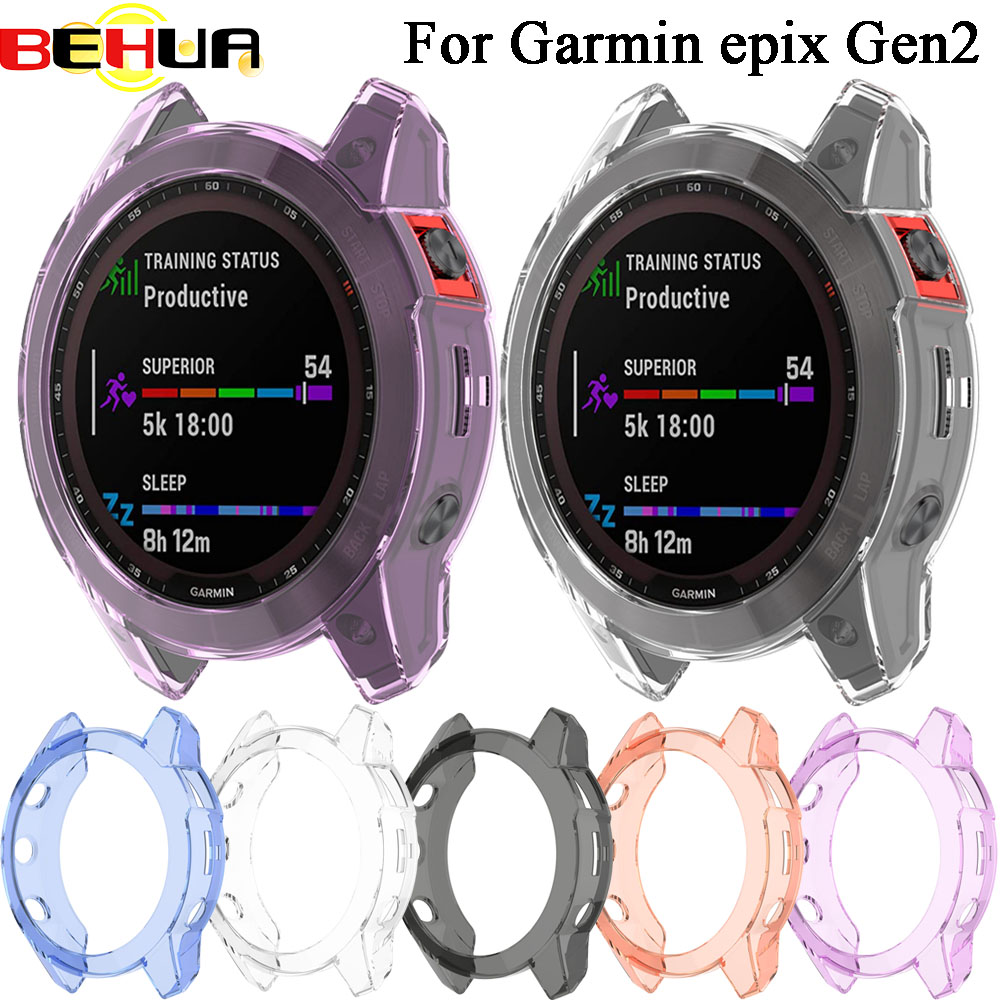 Copertina di custodia protettiva Behua Garmin Epix Gen 2 Smart Watch Protector TPU EPIX EPIX GEN 2 Shell Accessori