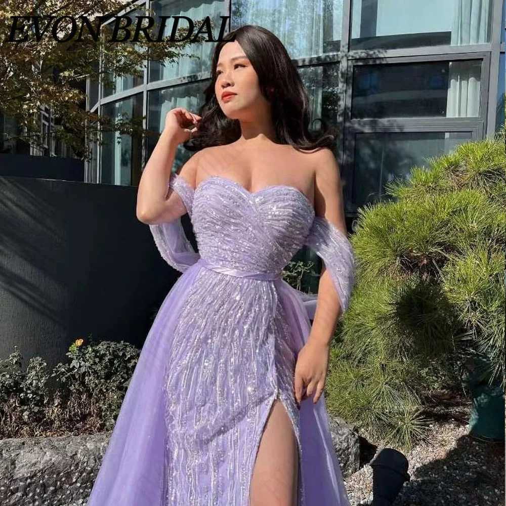 Urban Sexy Dresses Evon Bridal Off The Shoulder Evening Dresses For Women Sweet Heart Prom Gown A-Line Sexig Backless Party Dress Custome Made 240410