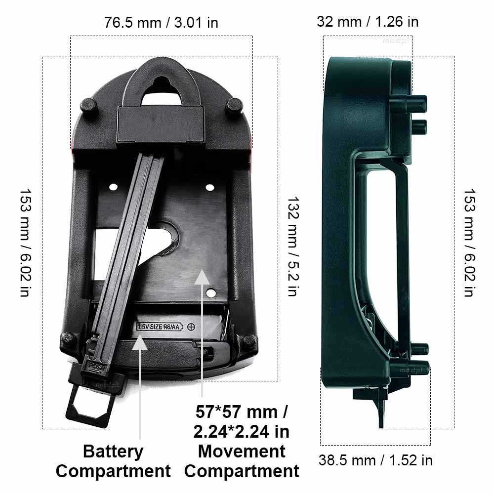 MCDFL Analog Clock Pendulums Drive Unit Wall Swing Pendulum Accessory Mantle Antique Motor Hardware Parts 24 Hour Repair Service