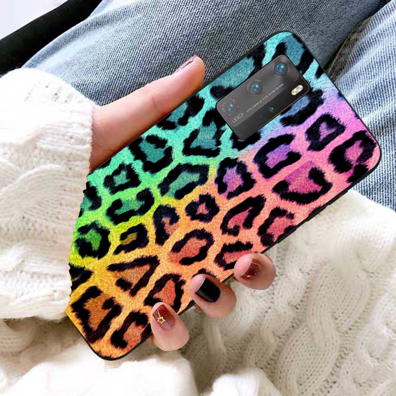 Huawei P30 40 20 10 8 9 Lite Pro Plus PSMART2019のTiger Leopardプリント電話ケース