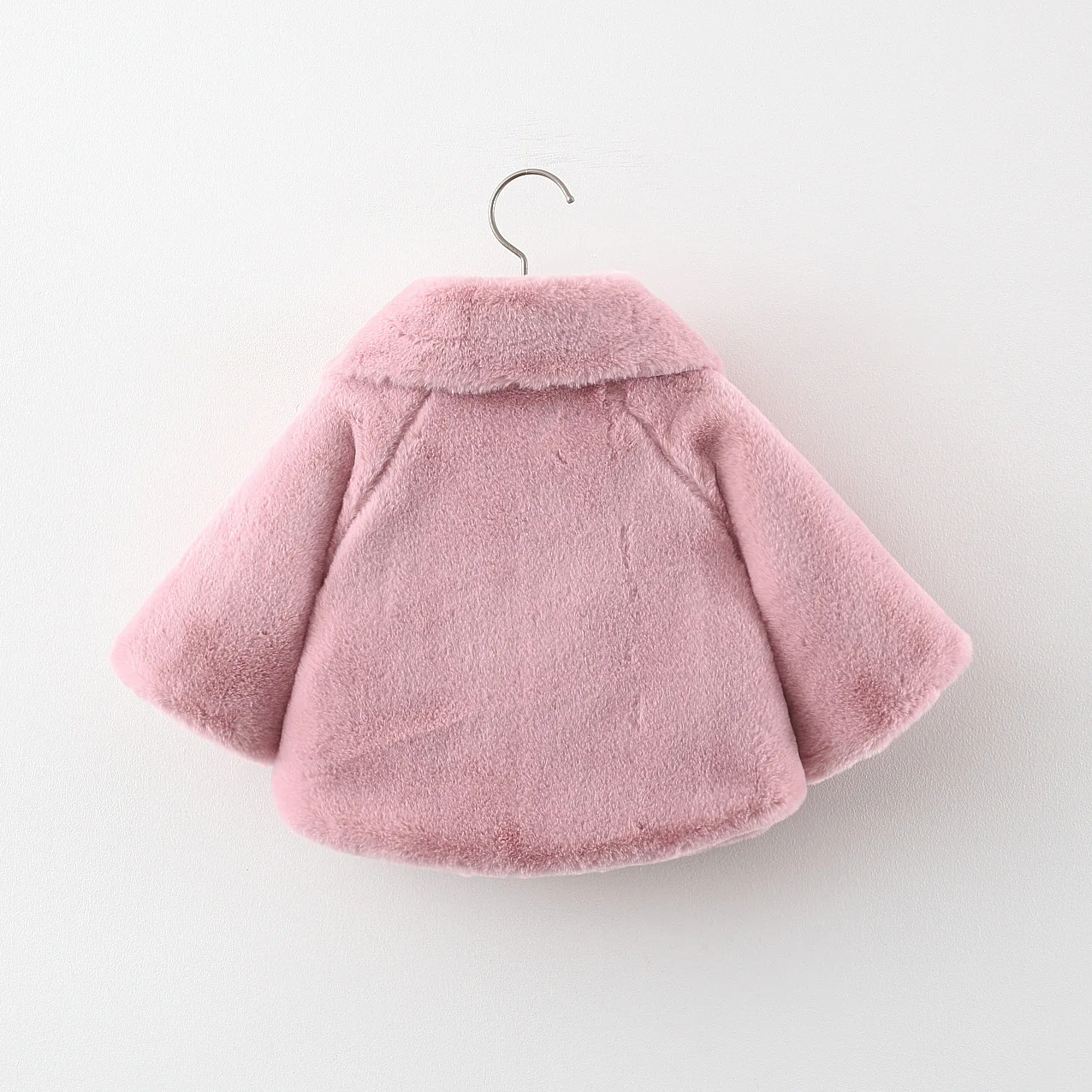 Dieren Babzapleume herfst winter baby bont jas peuter meisje jas Koreaans warme fleece pluche pluche schattige aardbeien sjaal pasgeboren kleding 021