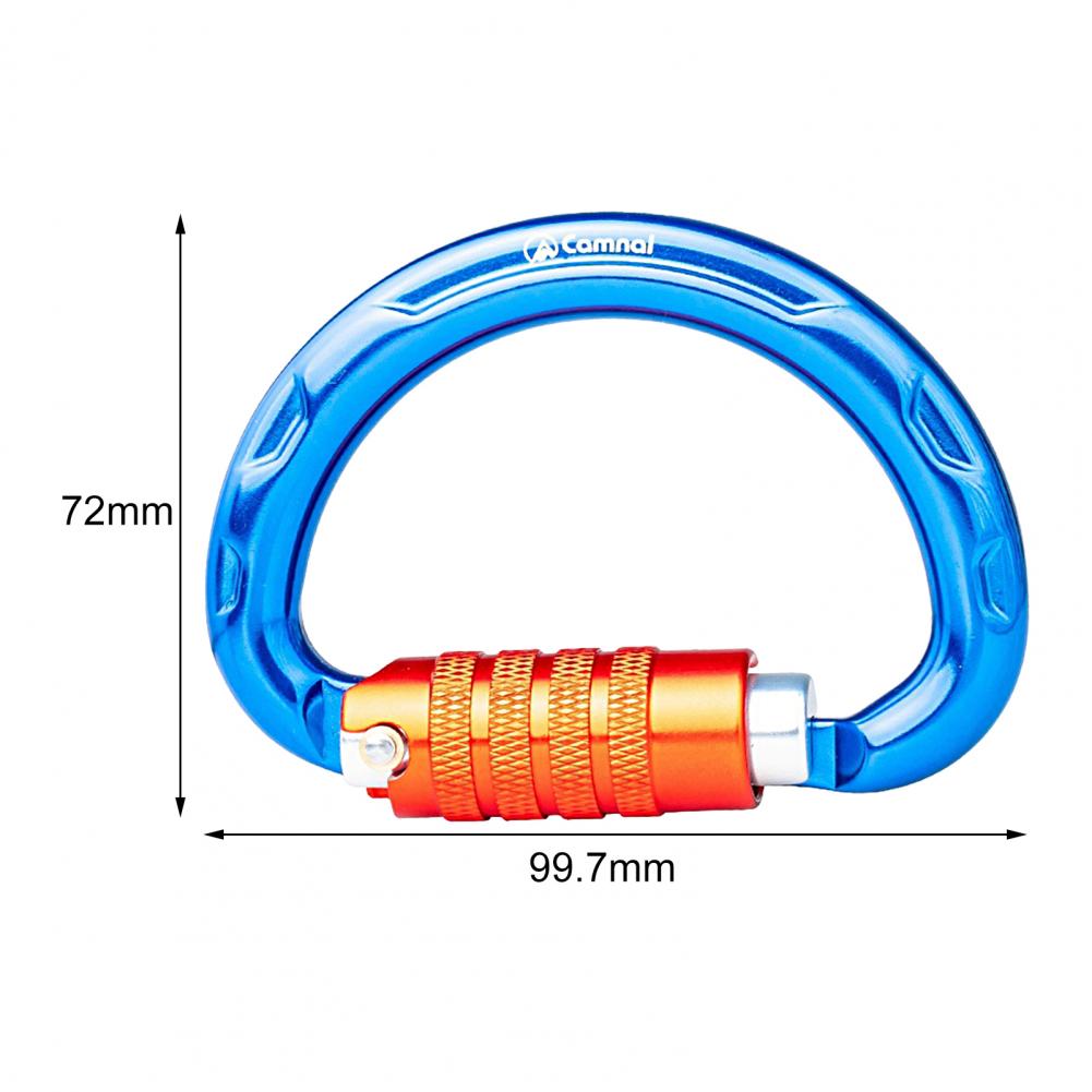 Carabiner Hook Universal Anti-rost Korrosionsbeständig höghållfast bergsklättring Skruva CARABINER Climbing Gear