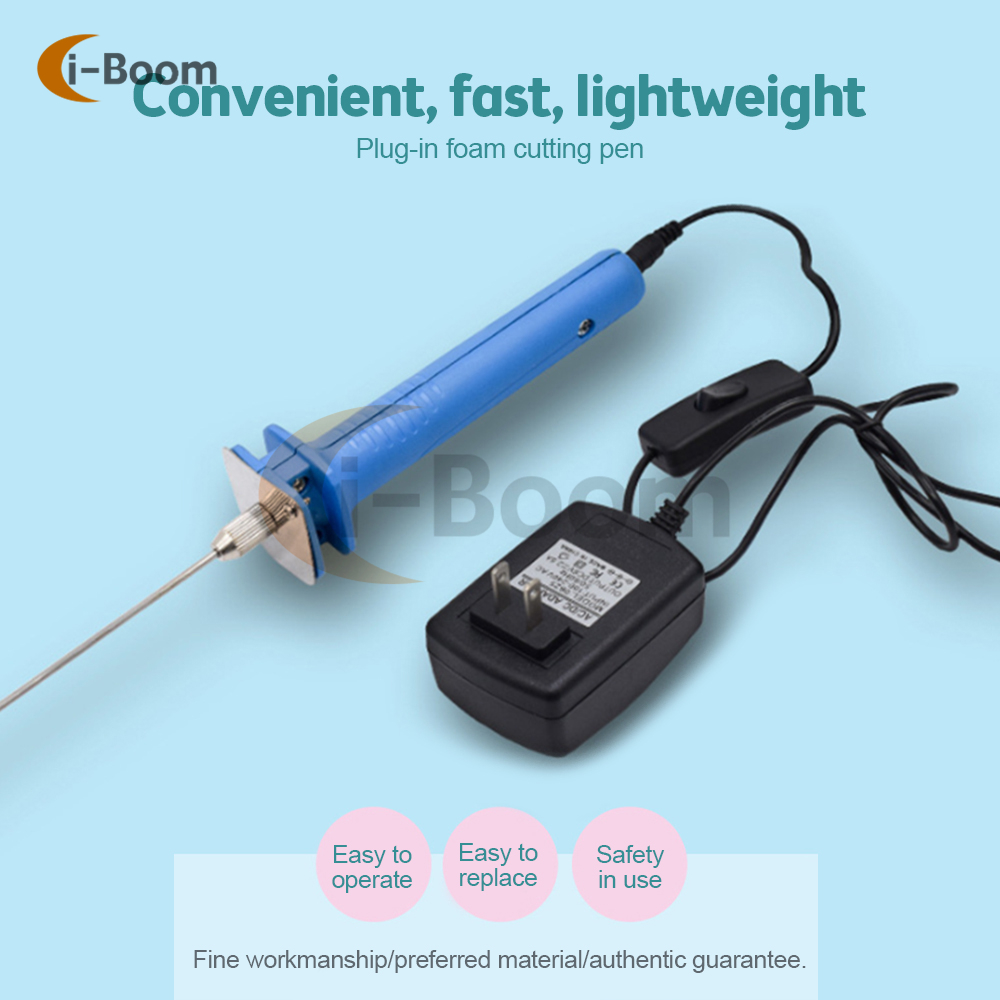 Skumskärare penna 18W AC 100V-240V elektriskt skumpolystyren skärmaskin bärbar styrofoamskärare DIY skärverktyg 6v 3A