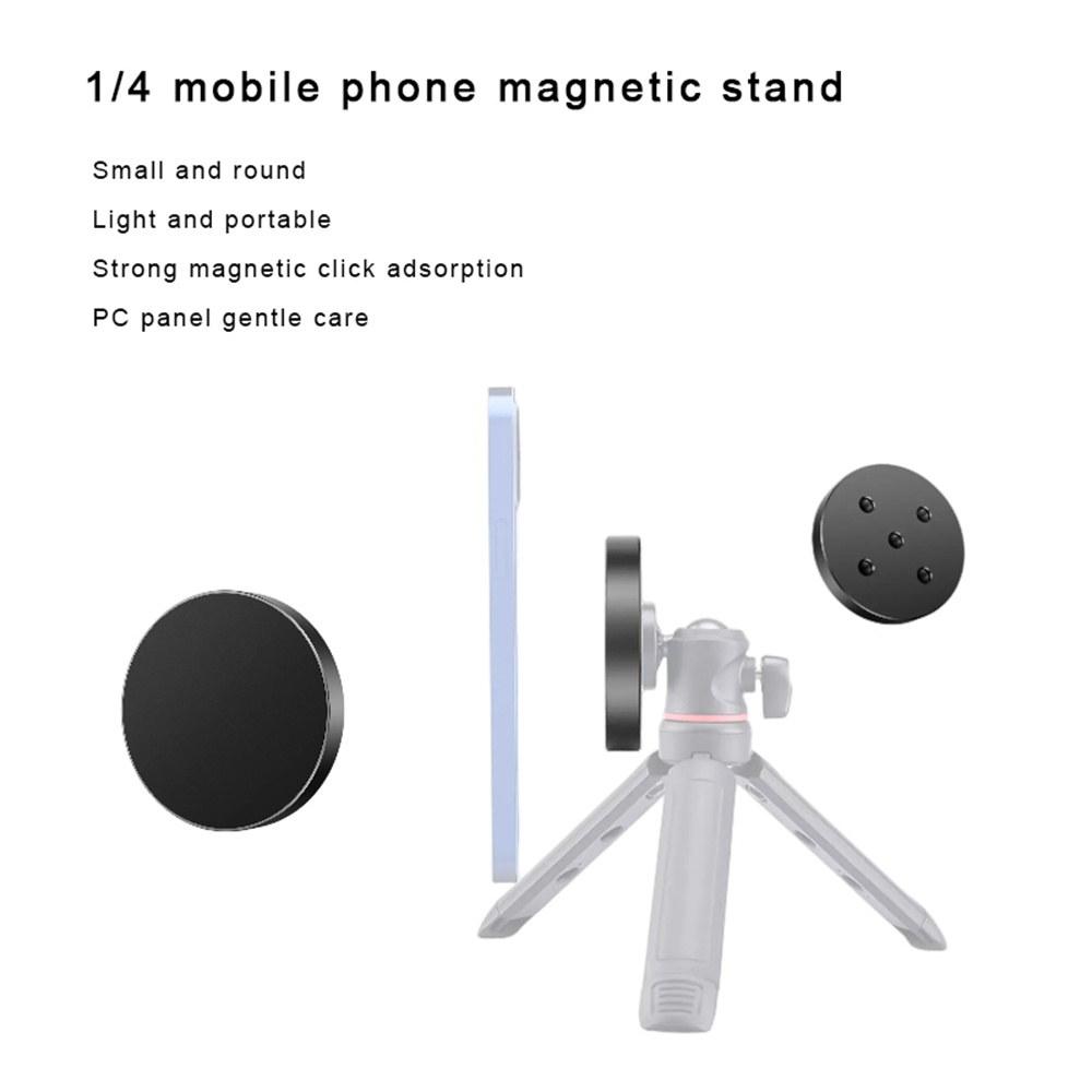 Universal Magnetic Tripod Phone Mount Adapter Holder for Magsafeから1/4のネジマウントホルダーのiPhone 12 13 14シリーズSamsung