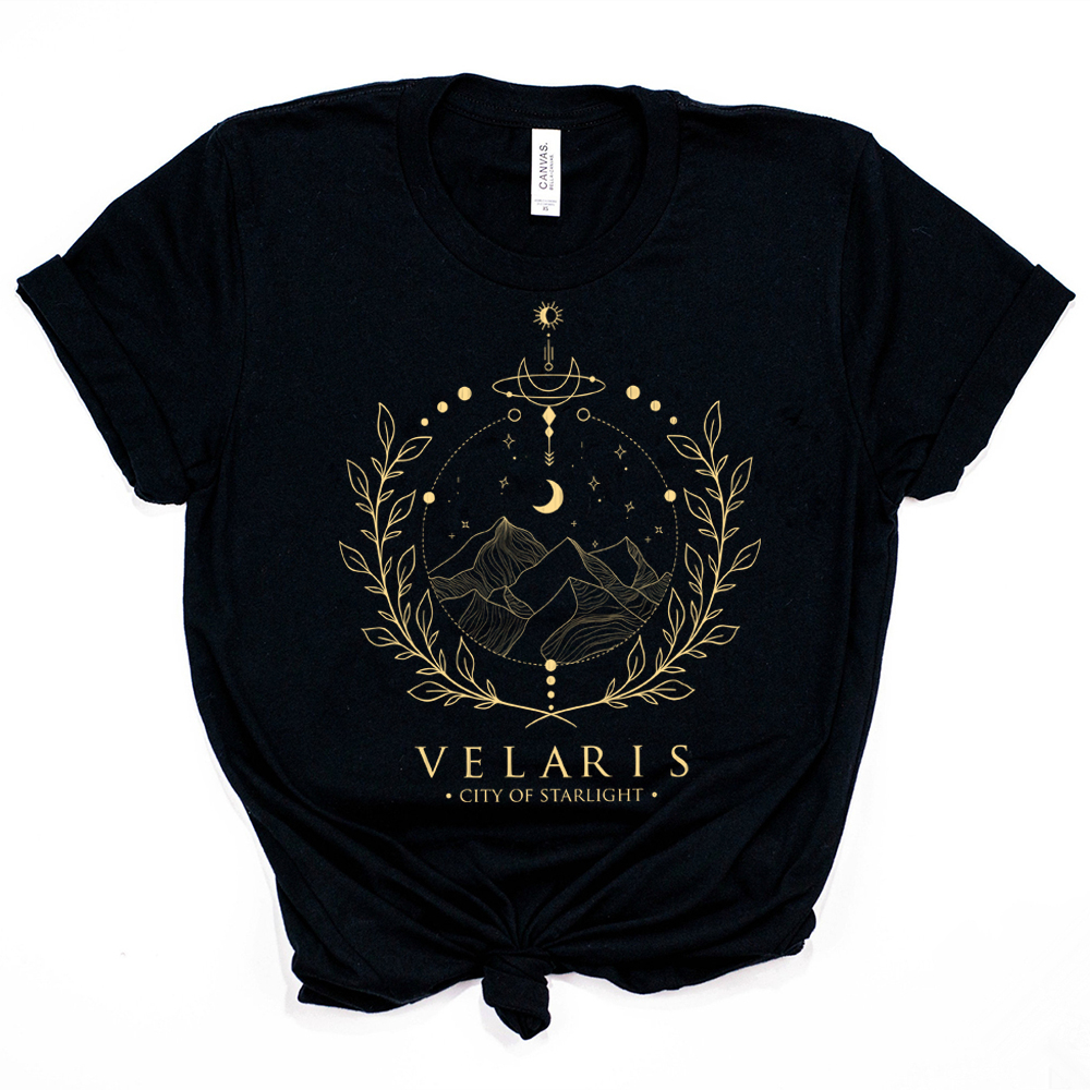 Camiseta do Velaris camisa acotar a camiseta da corte noturna feminino tshirts book amante t camisetas sjm cidade de starlight tees presente bookish presente