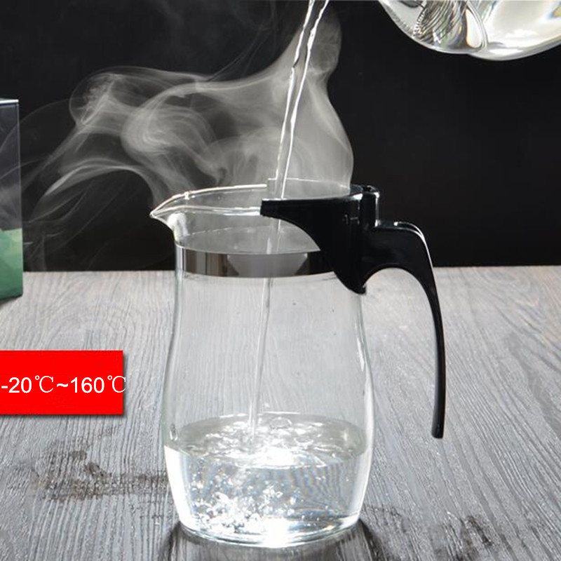 500ml 750ml 1000ml Jug Water Bottle Heat Resistant Explosion-Proof Glass Teapot Household Canteen