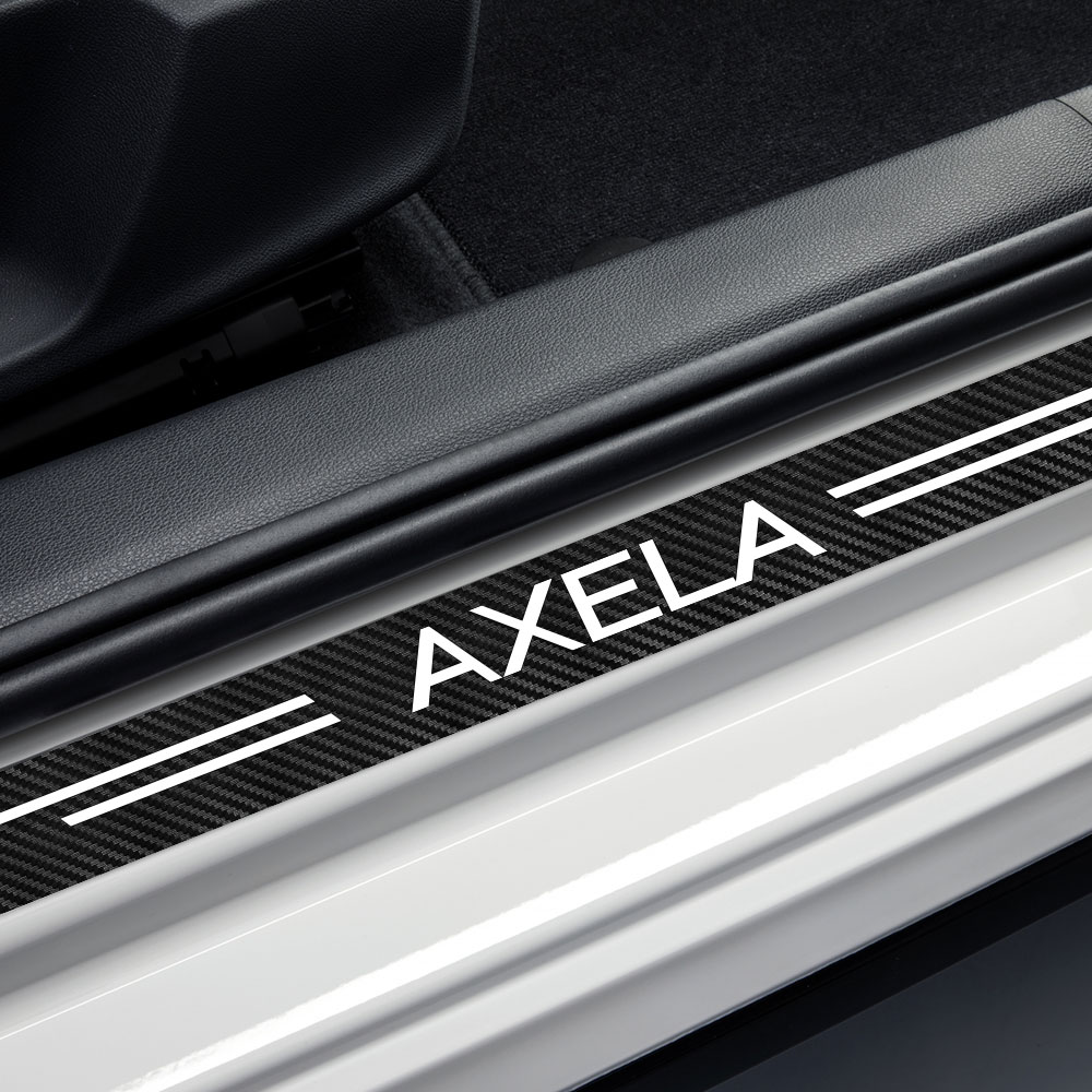 Car Door Sill Threshold Protector Stickers Auto Styling Decor Accessories For Mazda 3 6 CX-5 Demio Atenza Axela CX-3 MPS MS