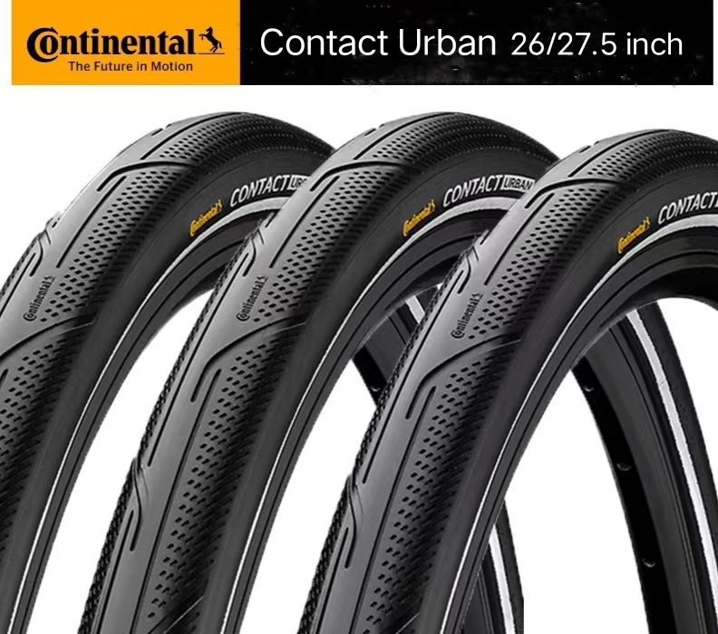 Continental Contact Urban 26 / 27,5 / 29 pouces pneus de vélo non repliants pneus filaires 26x1,75 / 2.0 / 2,2 pneus avec bandes réfléchissantes 180tpi