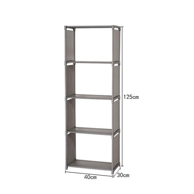 Storage Organizer Furniture Bookcase for Books Shelves Bookends Room Shelf Librero Children's Bookcases Bookcase With Doors Iron