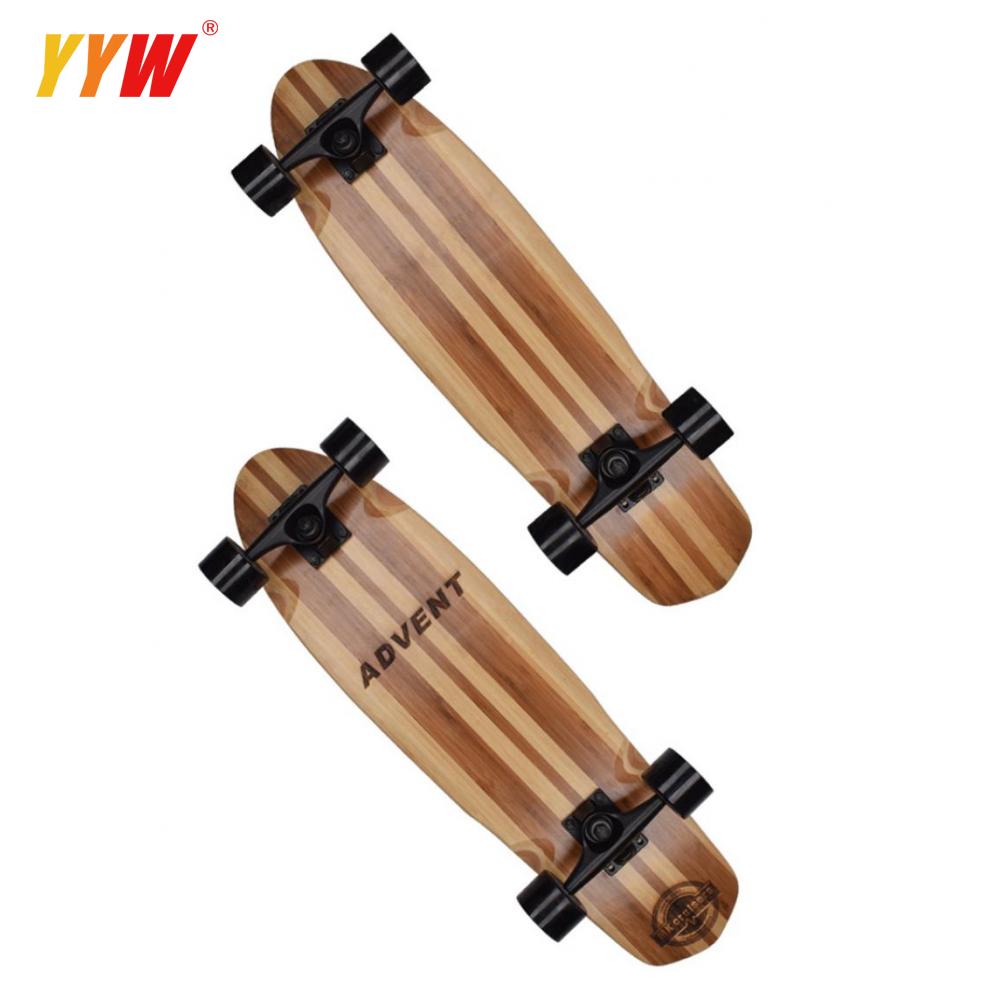 22 em quadro de skate de quatro rodas de quatro rodas Mini Skateboard Deck Longboard para menino Boy Fishboard Street Outdoor Sports 71x19cm Small Fish Board