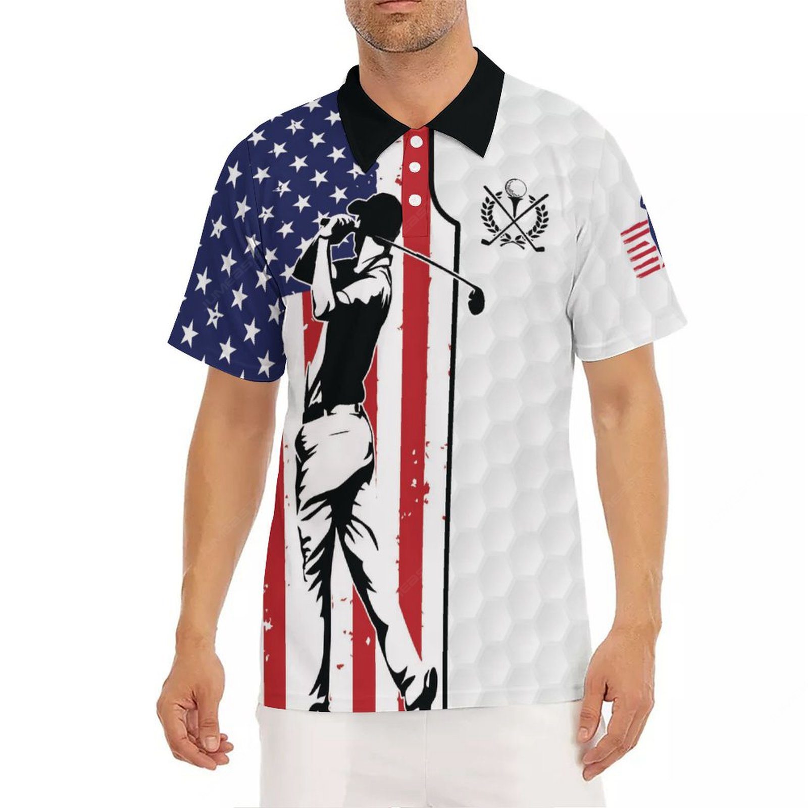 JUMEAST GOLF PATRIOTICO AMERICAN AMERICAN MENI SHILTH BIANCA POLO EAGLE MASHIRTS TACCHI SPORT ORCO PROCO