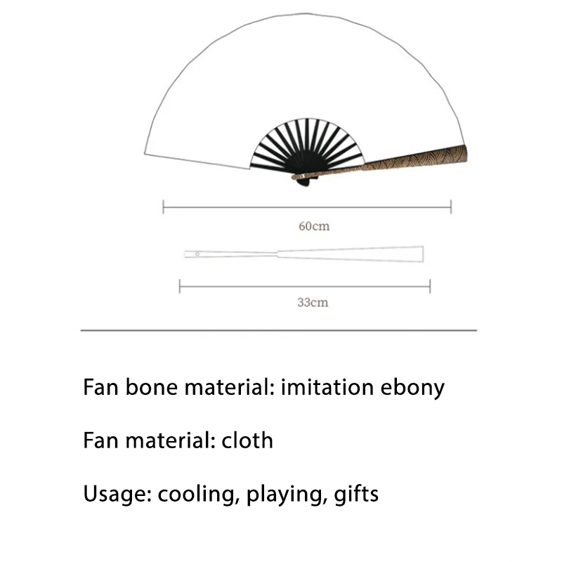 Cloud de haute qualité sculpté ventilateur chinois ventilateur traditionnel art martial performance accessoires recommandations de cadeaux Produits de soie