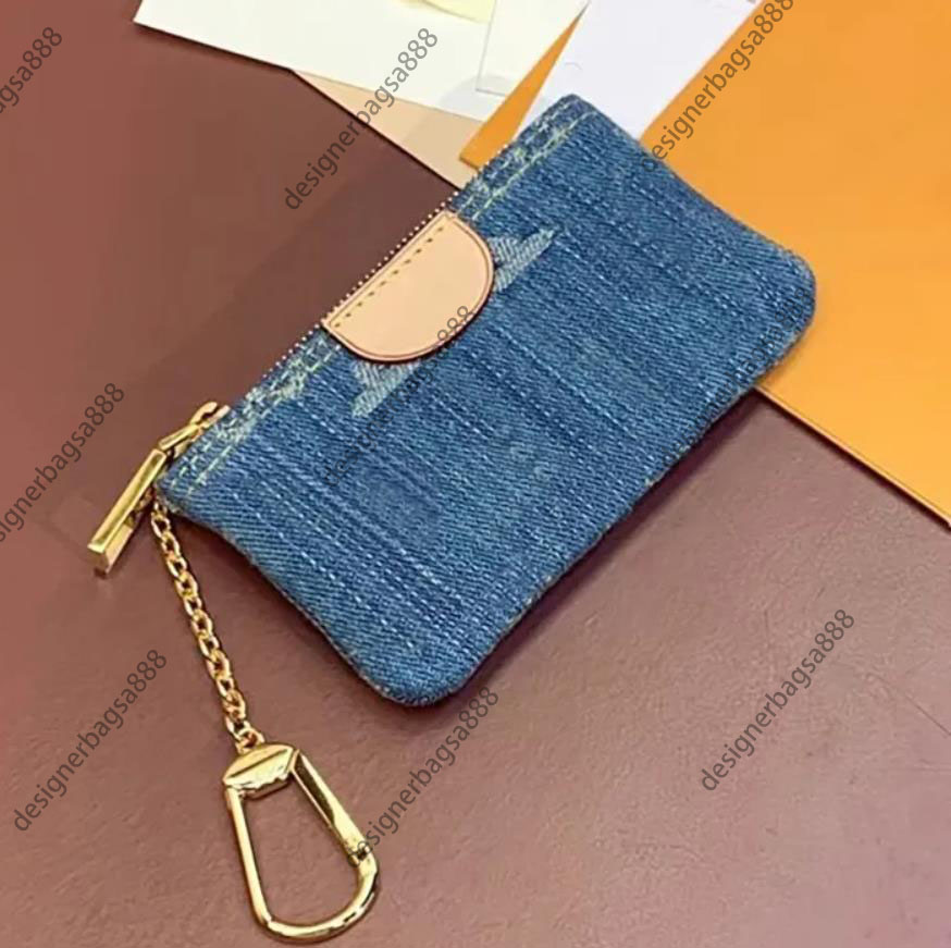 Ladies Fashion Casual Designer Luxury Denim Victorine Zippy Wallet Key Pouch Coin Purse Credit Card Holder TOP Mirror Quality M82958 M82957 M82961 M82959 M82960