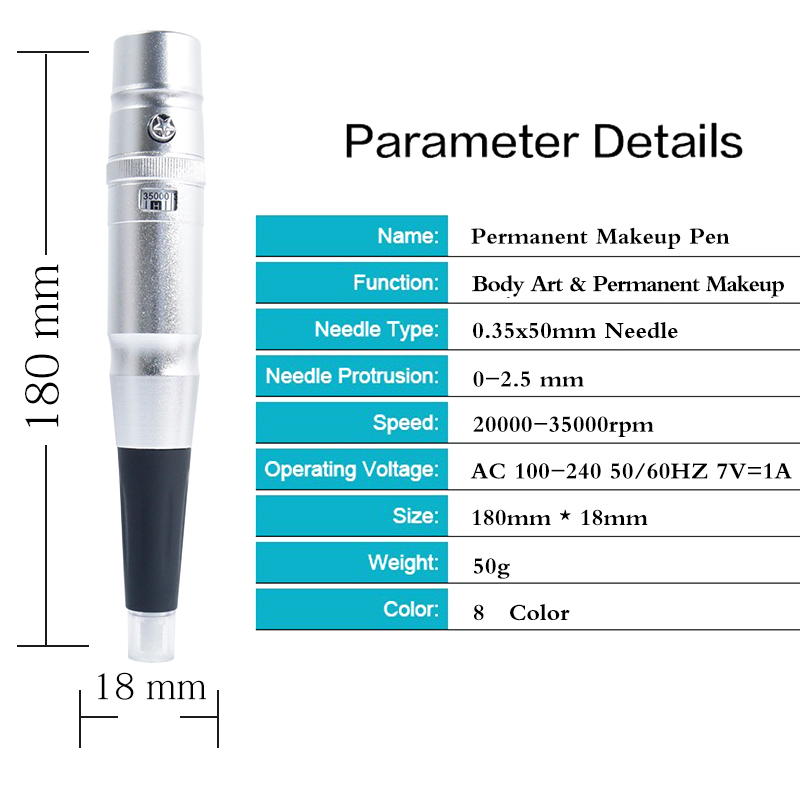 Microshading Semi-Permanent Microshading Permanent Lip Machine Tatouage Tatouage Tatouage multifonctionnel
