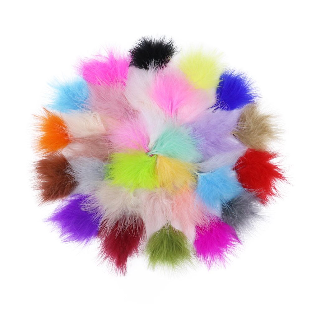 50/Buntes Marabou-Federn Truthahnfedern 7-12 cm DIY-Schmuck Kostüm nähen Handwerksbehörden Plumas Dekoration