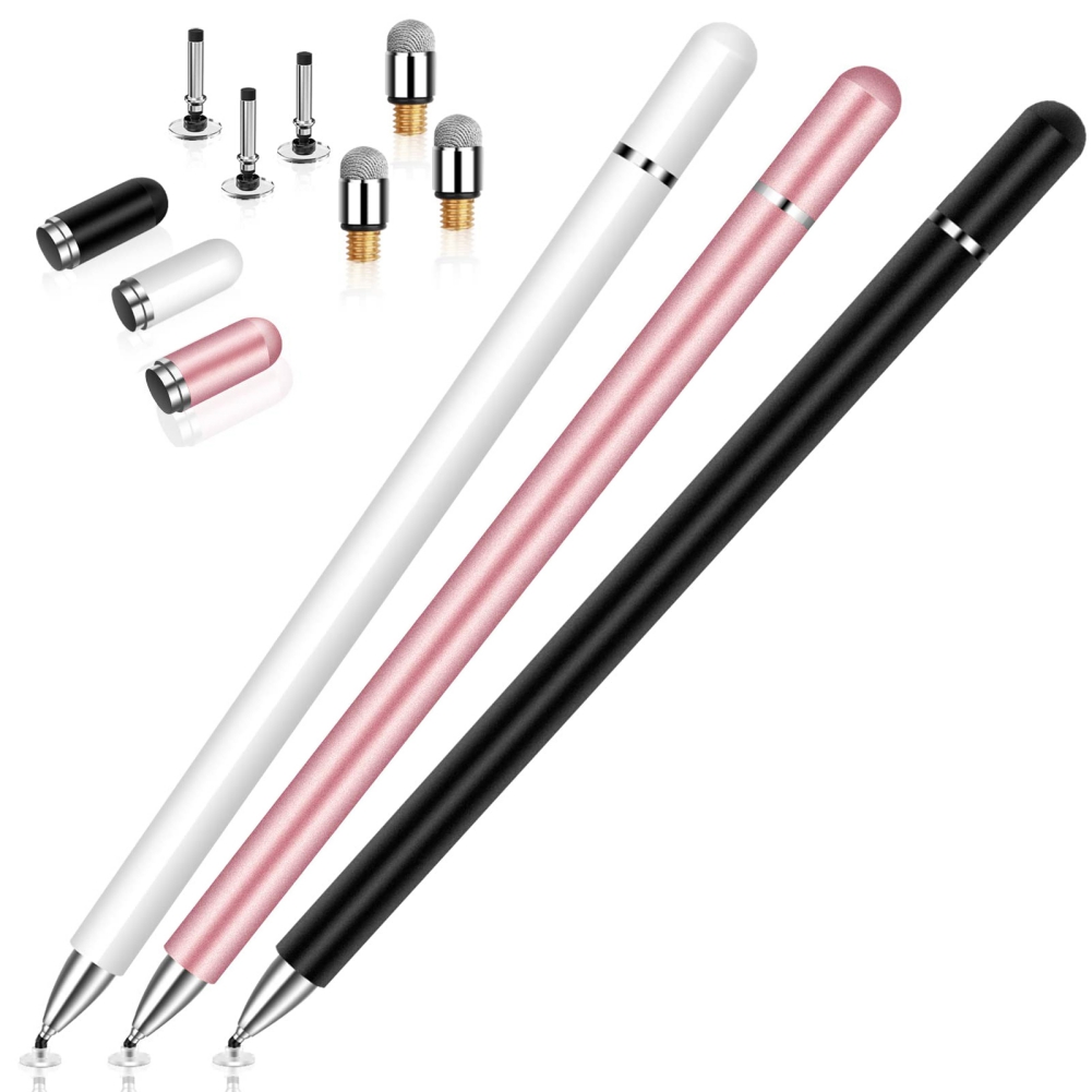 Kapazitive Pen Magnetic Disc Stylus Stifte Touchscreens für iPhone/iPad Pro/Mini/Air/Android Free Lading Double Head Stylus Pen