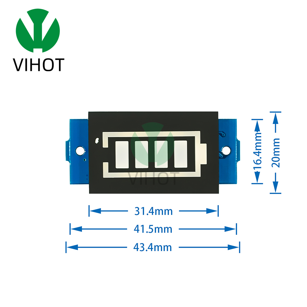 1S 2S 3S 4S 6S 7S 4 Series Lithium Batterijcapaciteit Indicator Module 16.8V Blue Display Electric Vehicle Battery Power Tester