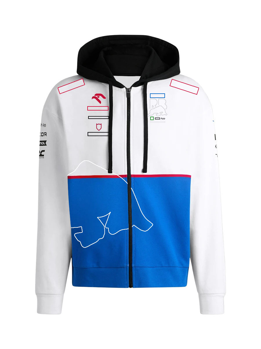 2024 Nieuwe F1 Perifere kleding Formule 1 Racepak Fans Hoodie Sweater Lange mouwen