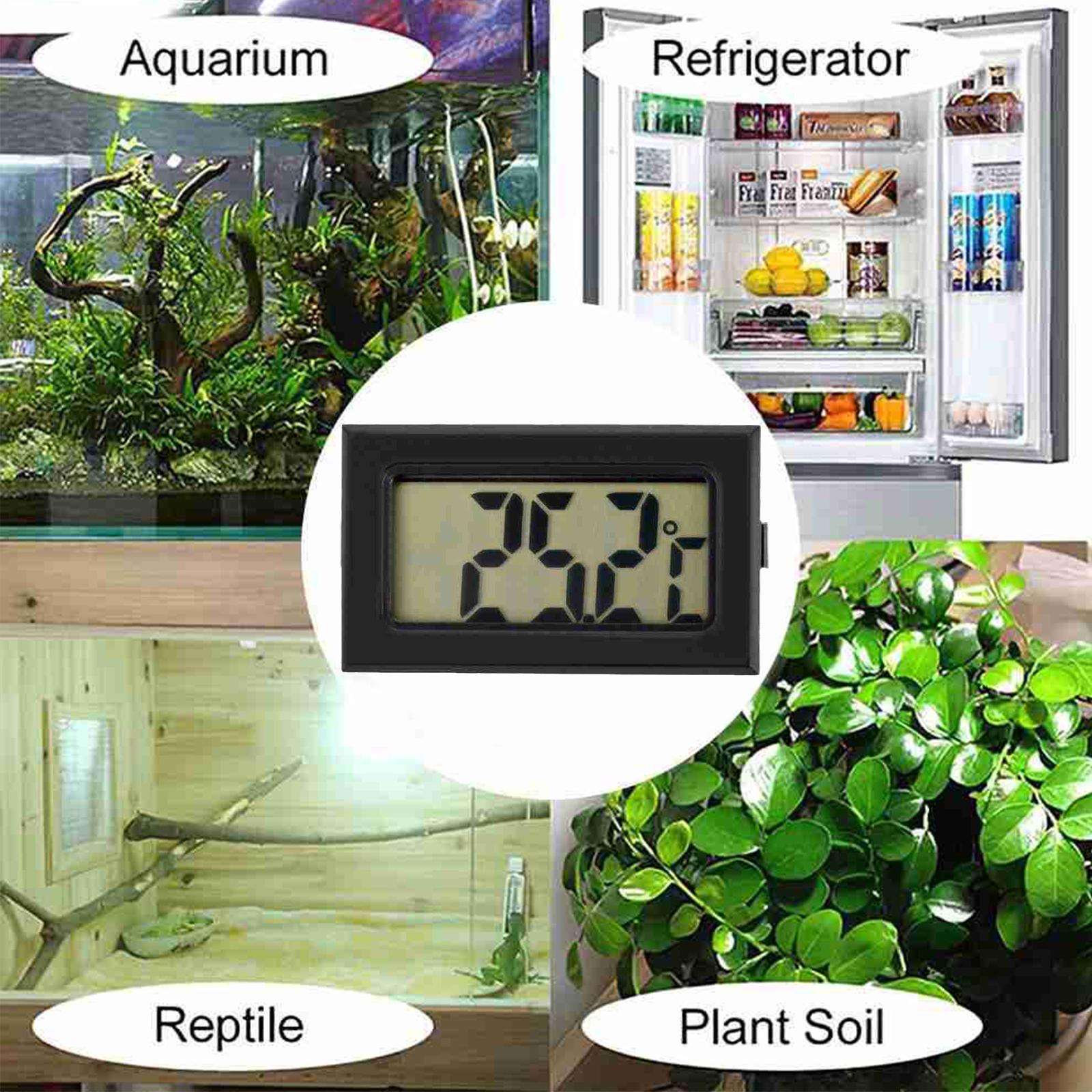 1st mini LCD Digital termometer för frysstemperatur -10 ~ 50 graders kylskåpskylmometertemperatursensor