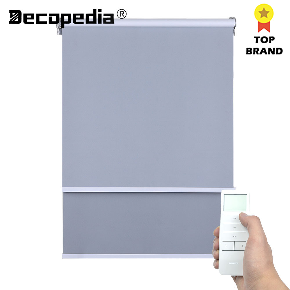 Decopedia a doppio rullo a strati tende a strati blinds blinds sfumature rulli blackout e filtro LGHT soggiorno su misura realizzato