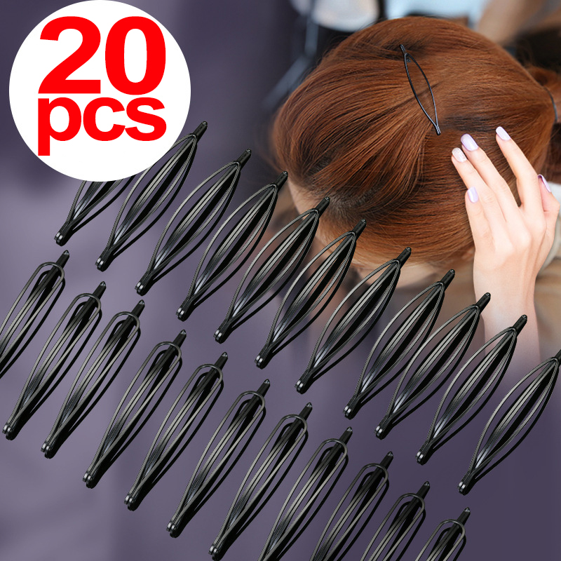 1/BBB Barret pour femmes Bobby Pin Metal Black Hairpins Snap Clips Clips Hair Cairgrip Fix Hair Styling Accessoires