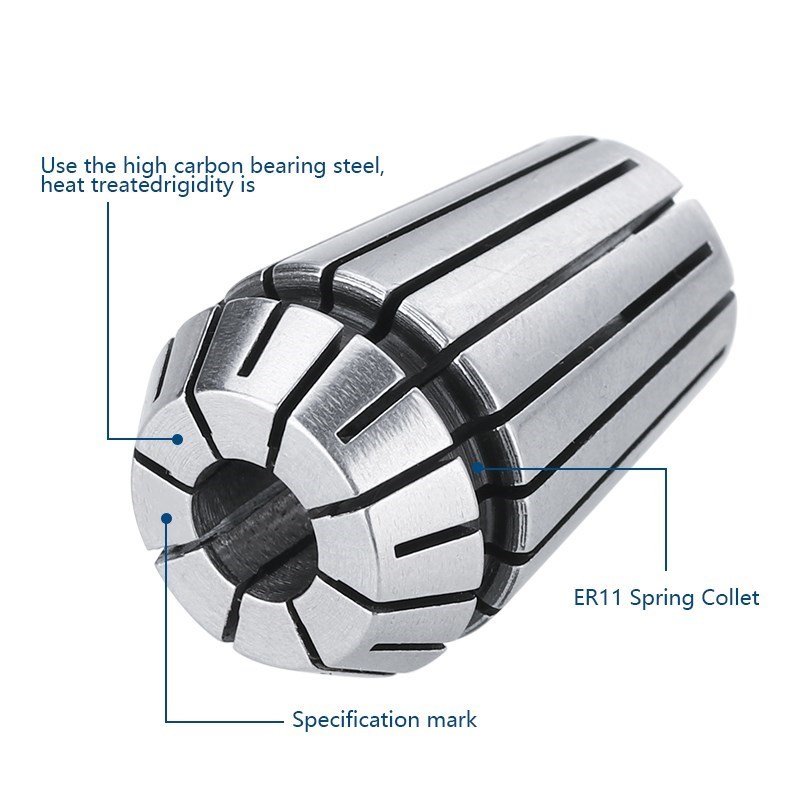 AA Poziom Spring COLL COUCK Zestaw ER11 ER16 ER20 ER25 ER32 ER40 Spring Chuck do frezowania CNC Tokarka Uchwyt narzędzi tokarki