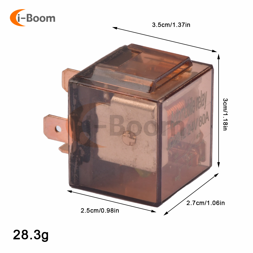 12V 24V 80A 100A 자동차 릴레이 4PIN/5PIN 자동차 릴레이 SPDT 자동차 제어 장치 고전력 방수 릴레이