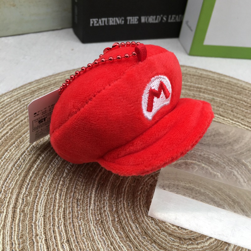 4 pouces transfrontalières Nouveau produit Red Hat Toy en peluche Super Plumber Game Poupée périphérique Small Pendent