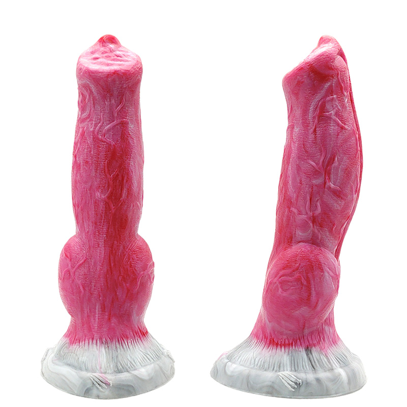 Yocy Curved Wolf Knot Dildo Gory Monster Silicone Fantasy Anal plug prostate G-spot Vaginal Massager sex Toy pour femmes hommes