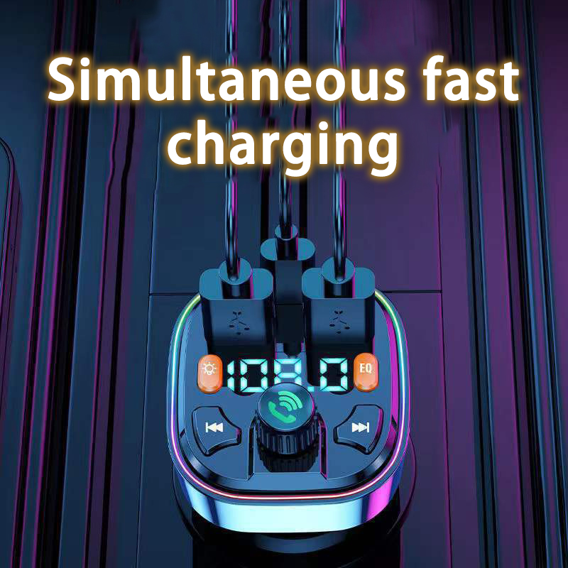 4.8a Usb Type C Car Charger Fast Charging PD QC3.0 USB C Car Phone Adapter in Car Charger for Car MP3 Bluetooth Fm Transmitter