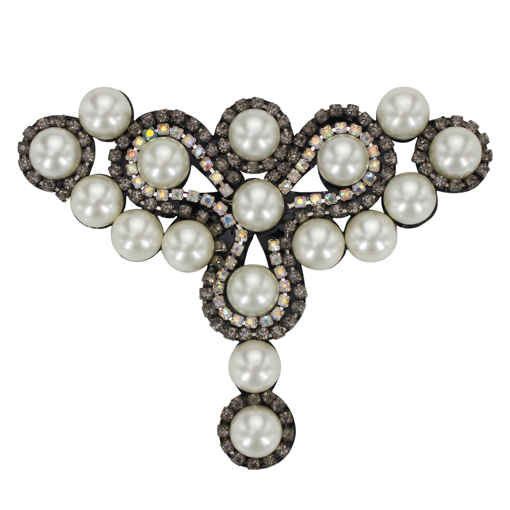 Bead Diamond Crystal Rhinestones Patches Applique Badge Belt Collar Flower Scrapbooking för klädskor Tillbehör