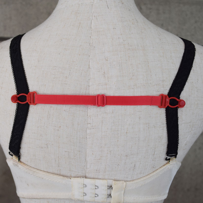 4 st icke -halk justerbara bh -remmar hållare elastiska med spänne kvinnors elastiska behå bandhållare racer tillbaka - dölja remmar