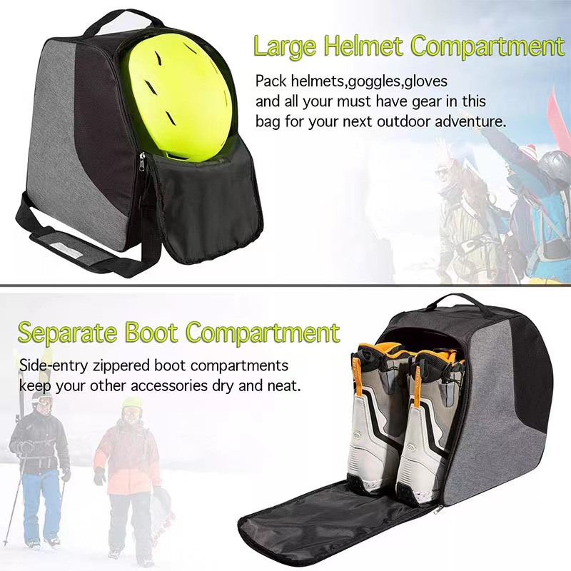 Outdoor Ski Boots Bag Fahrt Großer Winter Sport Ski Rucksack wasserdichte Skiausrüstung Snowboard Startbeutel Skate -Tasche