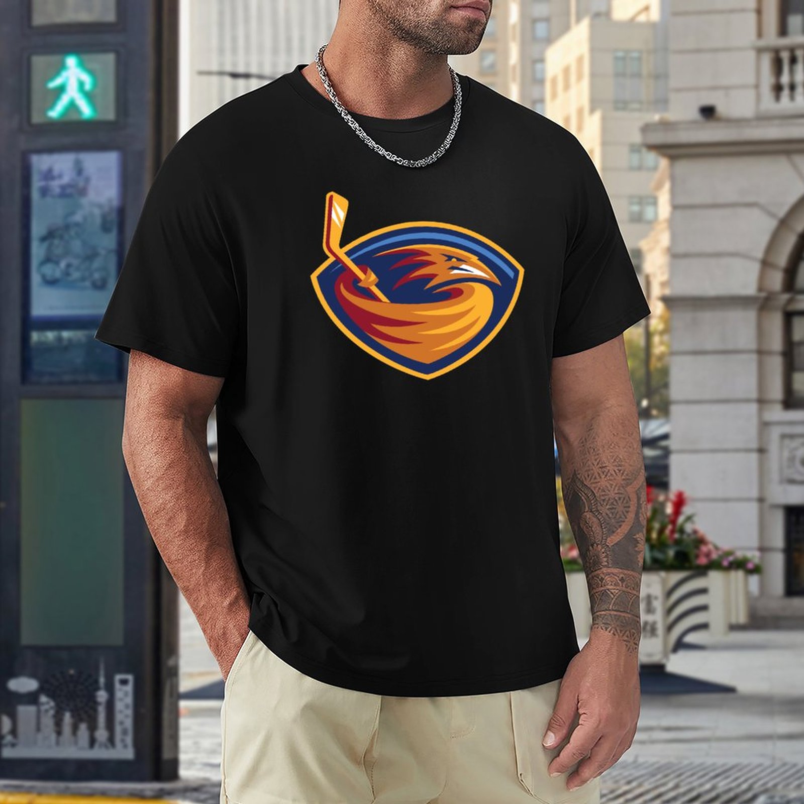 THRASHERS ATLANTA 1 camiseta de camiseta curta camiseta curta camiseta curta e pequena