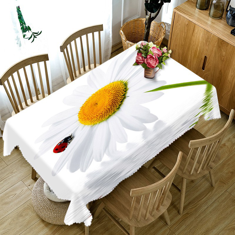 Прямоугольная трехмерная цветочная рисунка бабочка печати табличка с льняной пленкой, устойчивая к домашним кухонному набору, коврик для пикника для пикника для пикника