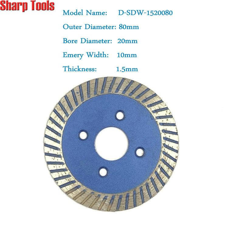 8cm de diamante roda de corte orifício fura serra lâmina Circular circular cortador de granito Ferramenta rotativa para escultura em pedra