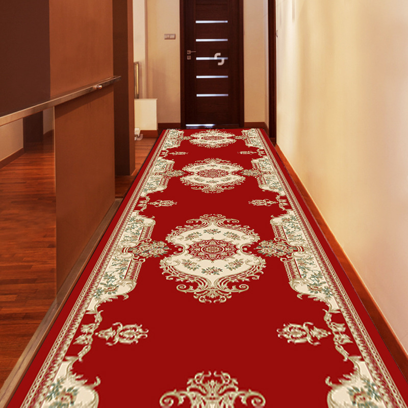 Luxury Modern Hallway Carpet Stair Mat Hotel Floor Mats for the Corridor Polypropylene Carpets and Rugs can be Customized