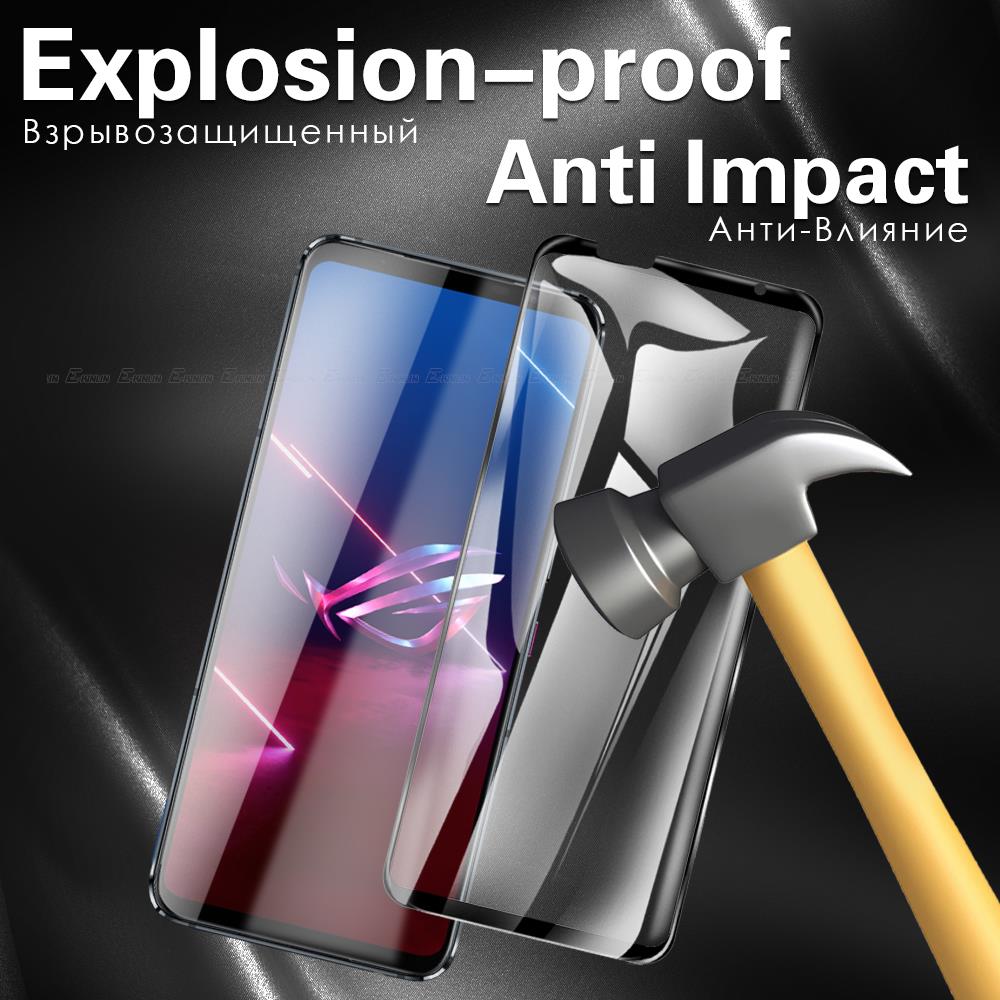 Copertina completa Glass Asus Zenfone Rog Telefono 7 6 6d 5s 3 5 Pro protetto a schermo Film di protezione temperato in vetro temperato