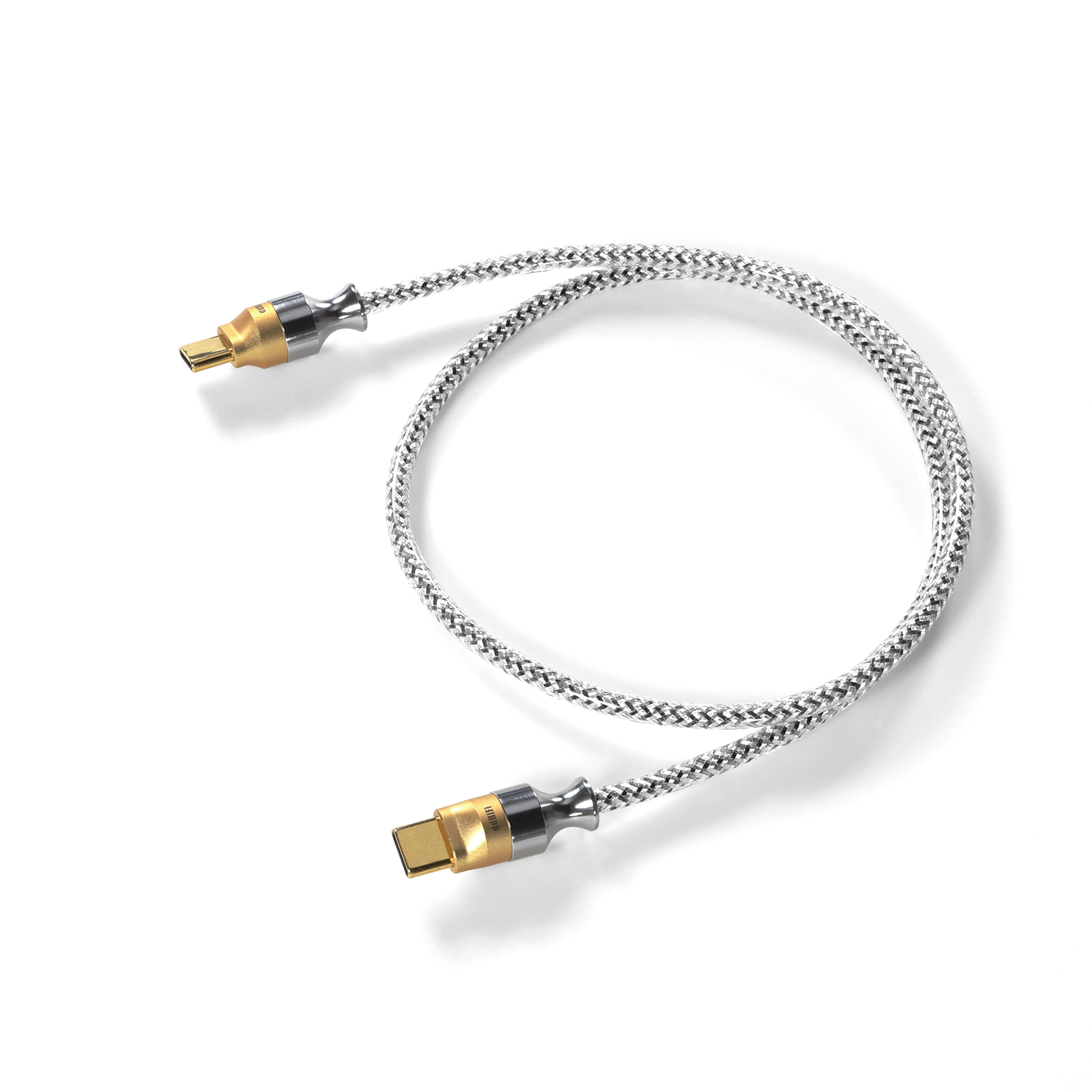 DD ddHiFi TC07S Nyx Series Silver TypeC HiFi Audiophile USB OTG Cable with Litz Silver Plated over LCOFC Shielding 10cm/ 50cm