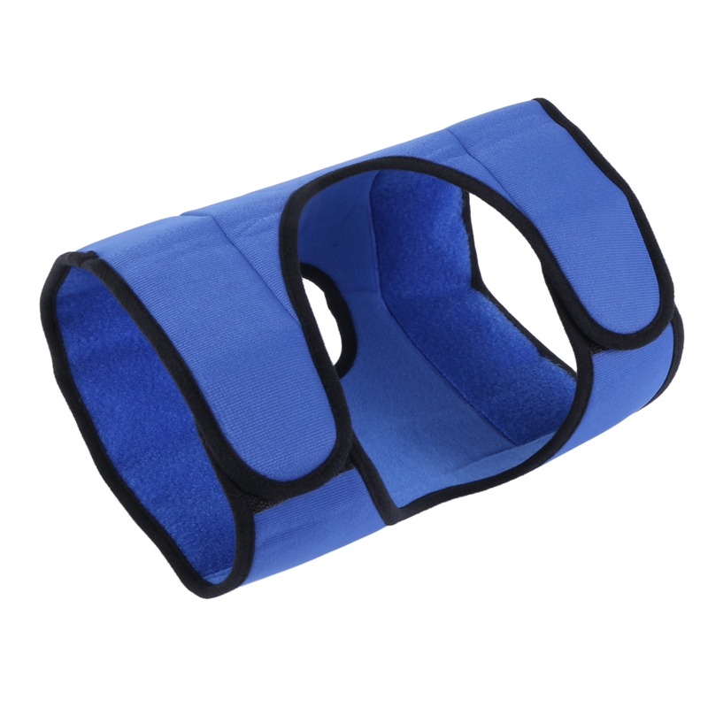 Quality Ice Bags With Straps, Hot Cold Therapy Reusable Ice Bag Pack & Wrap For Head, Shoulder, Back, Knee .9 Inch, Blue
