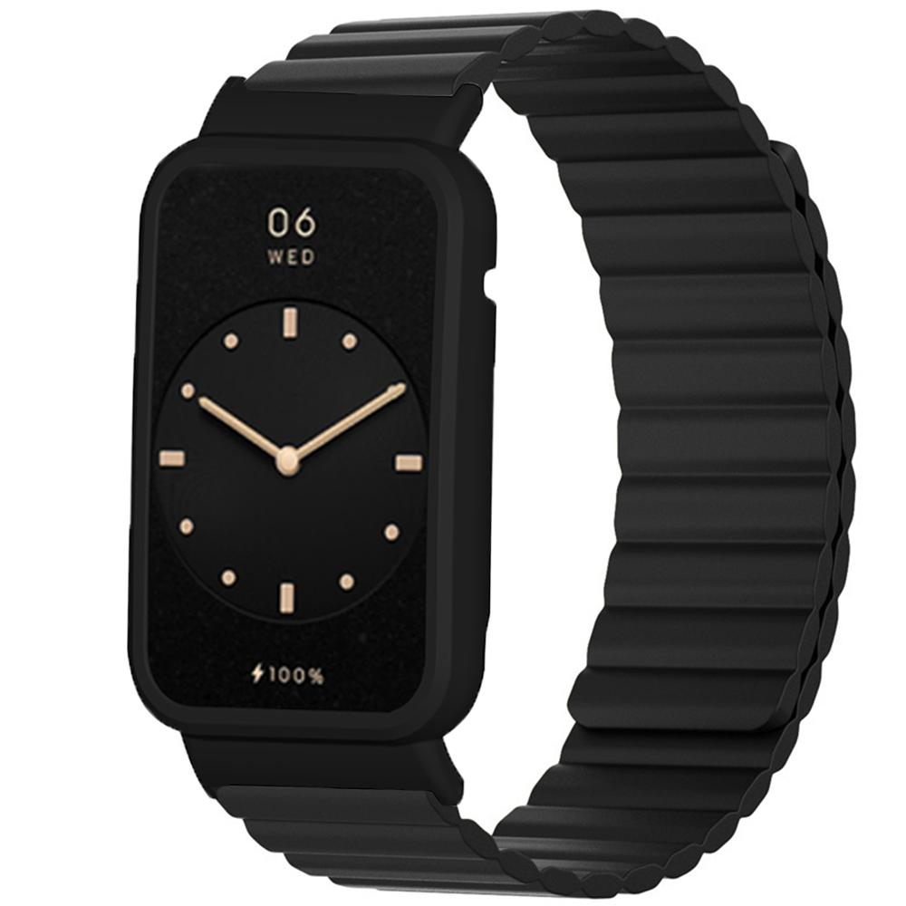 Correa para Xiaomi Mi Band 7 Pro Director de silicona suave magnética de doble cara Case de metal pulsera Xiaomi Miband 7Pro Pulsera de reloj