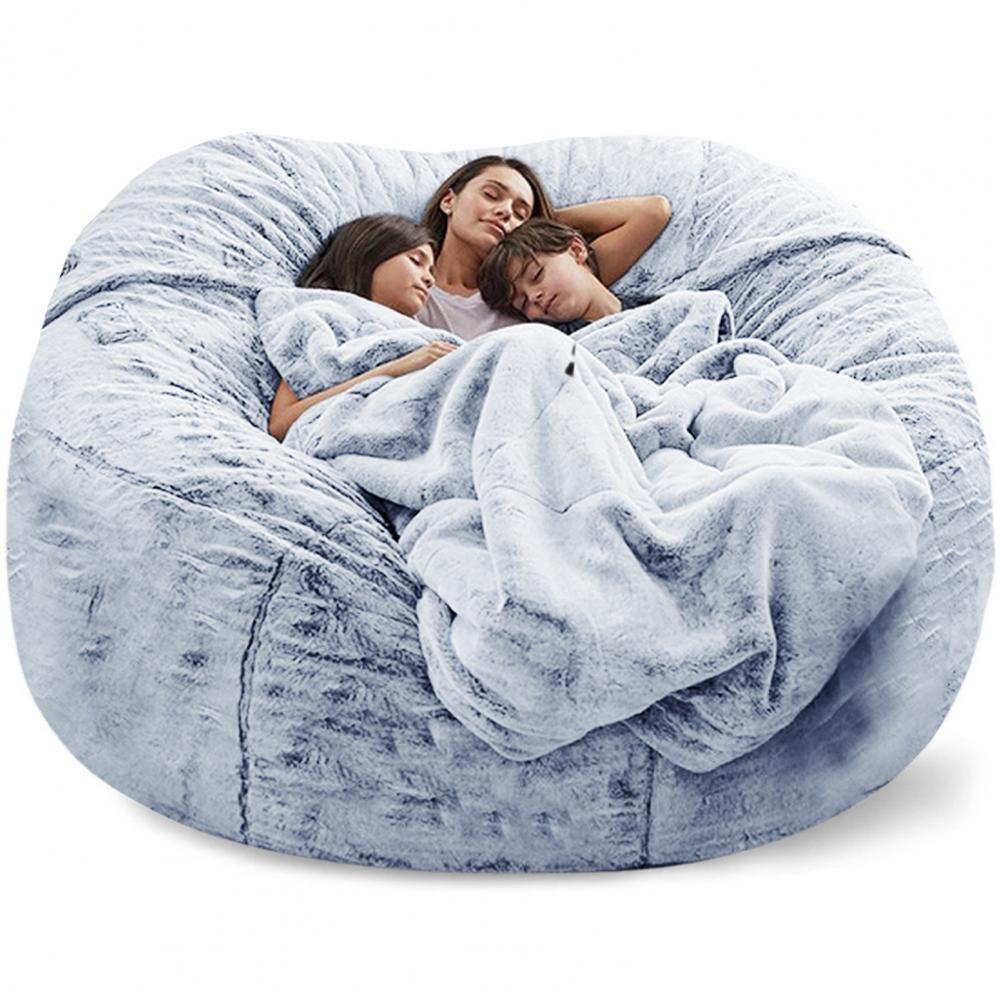 150cm Removal Thicken Lazy Bean Bag Cover Giant Couch Been Bag Autumn Winter Sofa Slipcover Furniture Accessories