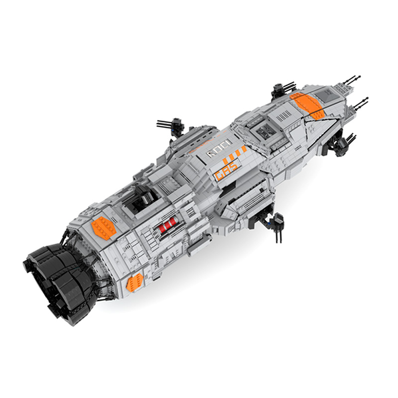 Moc rocinante O vasto céu de expansão de expansão Blocks Blocks Kit Universo SpaceCraft Warship Eagle Modelo Toys for Children Gifts