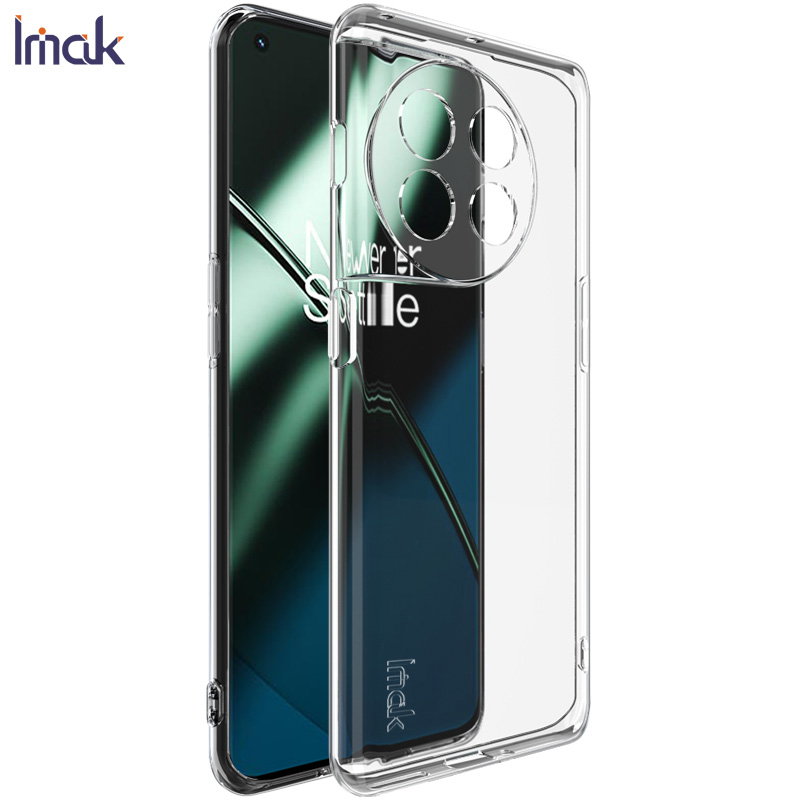 Para OnePlus 11 11r IMAK Ultra Fin Clear TPU Caso para OnePlus 11 5G Tampa de telefone de proteção suave