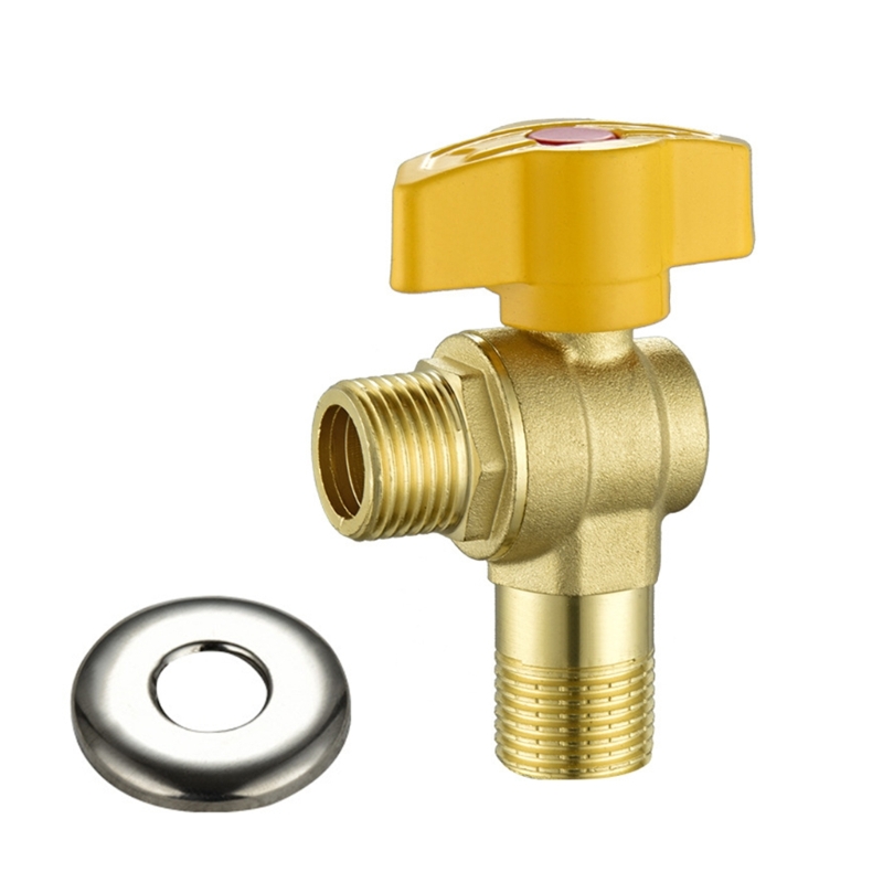 20CC Water Flow Control Valves G1/2 Turn Stop Valves Hot/Cold Water Shut Off Valves for Heating and Plumbing Systems