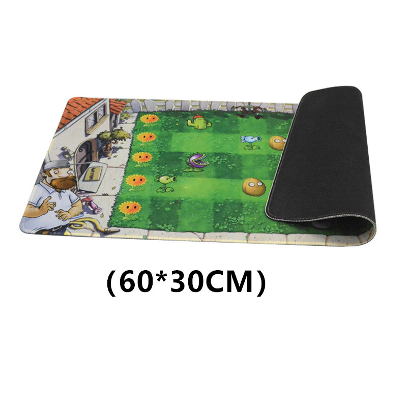 Växter vs zombies Toy 2 Game Mat Combat Blueprint Battle Map Bulk Parts Anime Pvz Large Mouse Pad