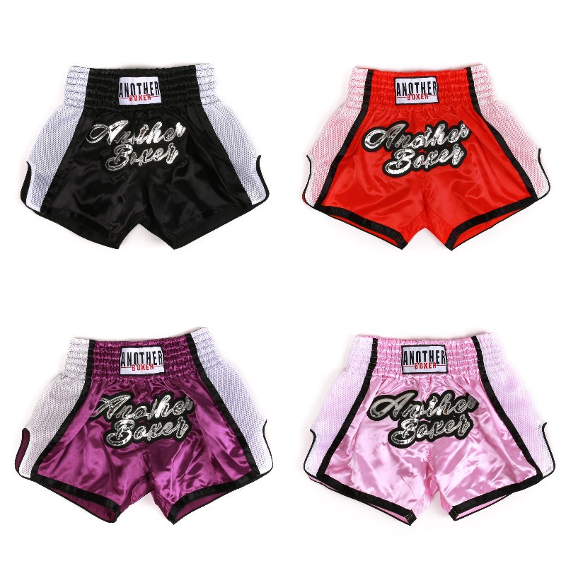 MMA Muay Thai Kickboxing Shorts cool Boxing Trunks for Men Women Breathable Sanda Fight Training Kids Garçons filles Short-Pant