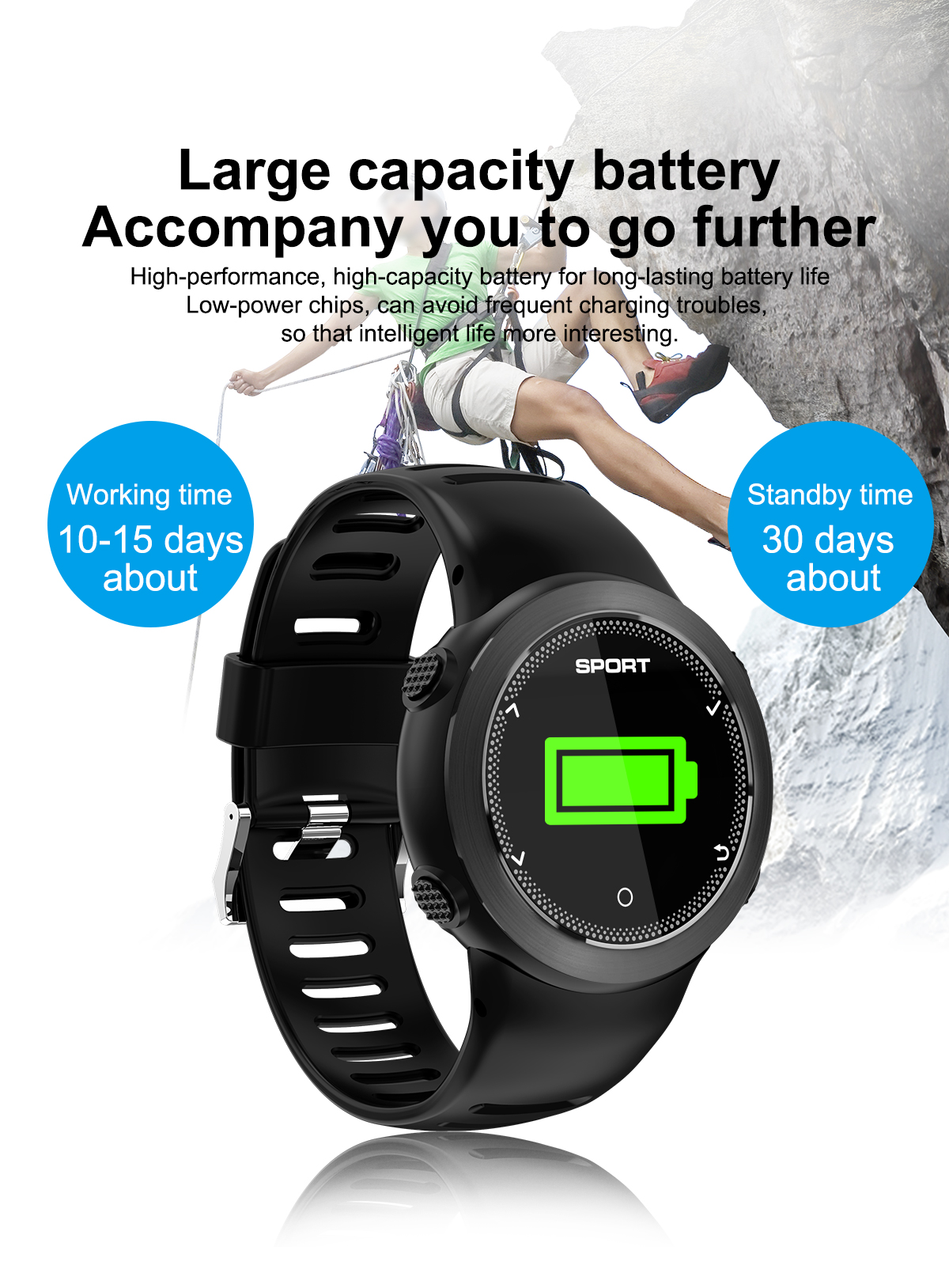 Ohsen Smart Watch Outdoor Sport Erkekler Wpedometreler Bluetooth Çağrı Hatırlatma Alarmı Wateproof Smartwatch LED Dijital Relogio Maskulino